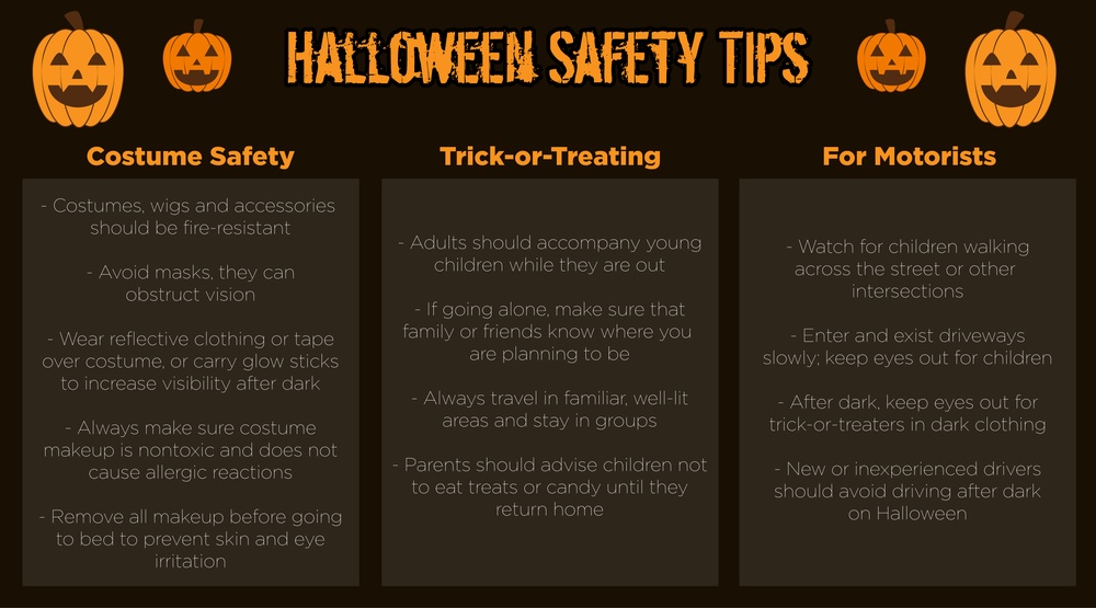 Be smart, be safe on Halloween