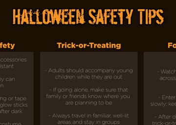 Be smart, be safe on Halloween