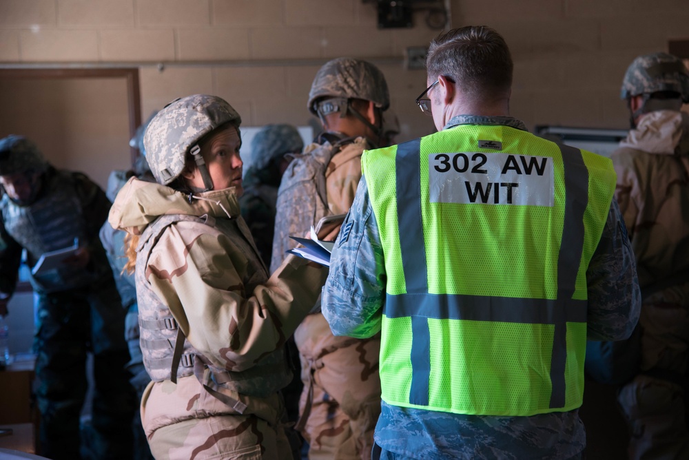 302nd AW conducts exercise to sharpen expeditionary skills