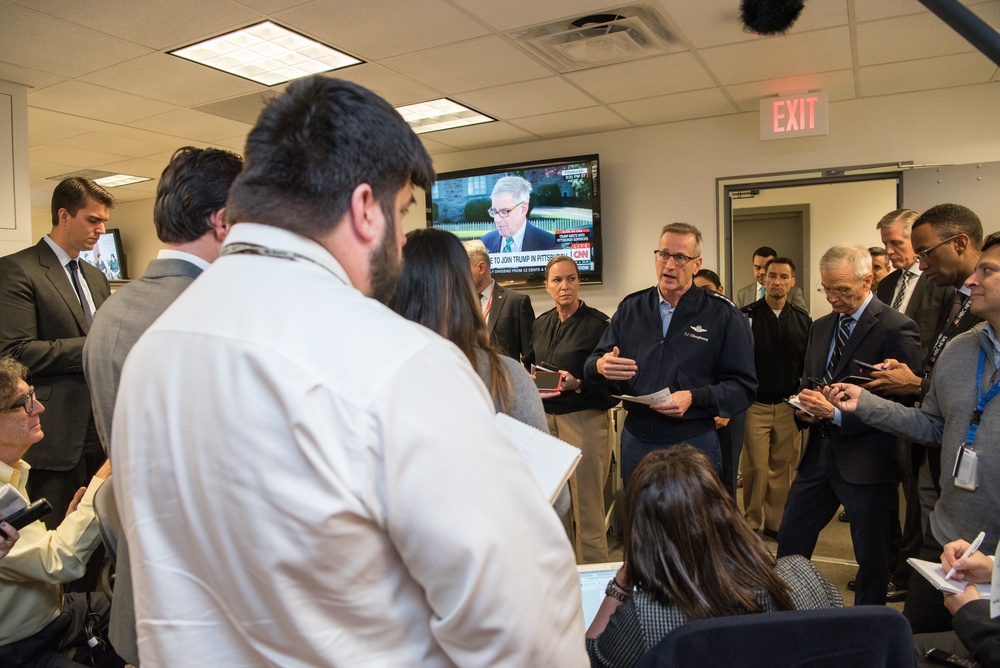 NORTHCOM Commander speaks to reporters