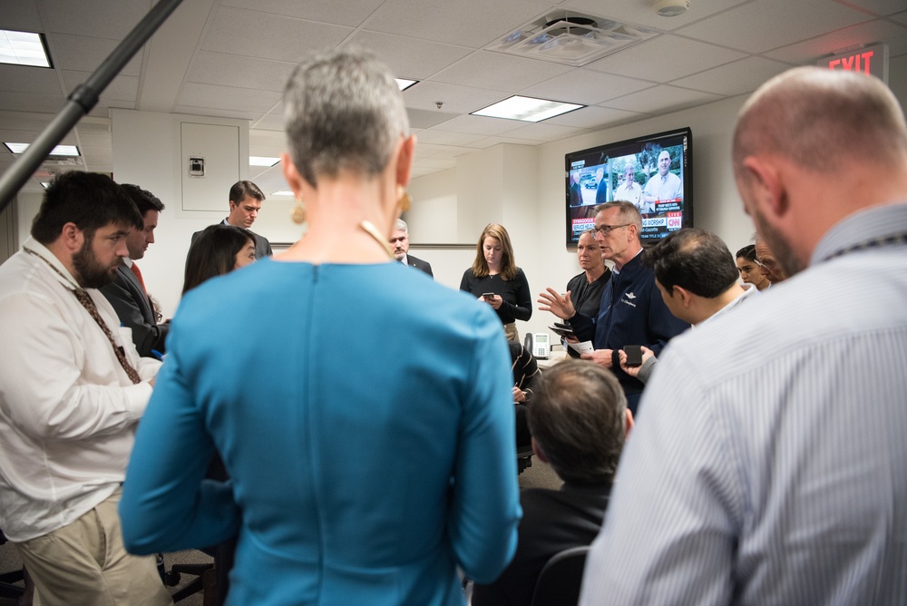 NORTHCOM Commander speaks to reporters