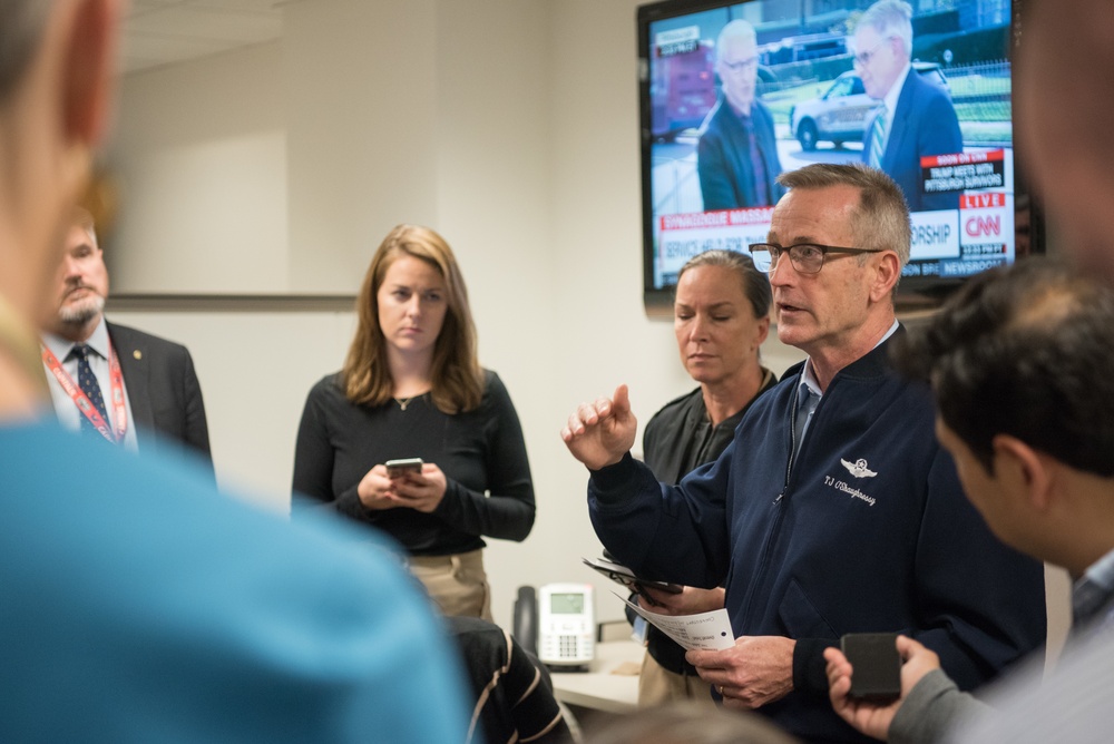 NORTHCOM Commander speaks to reporters