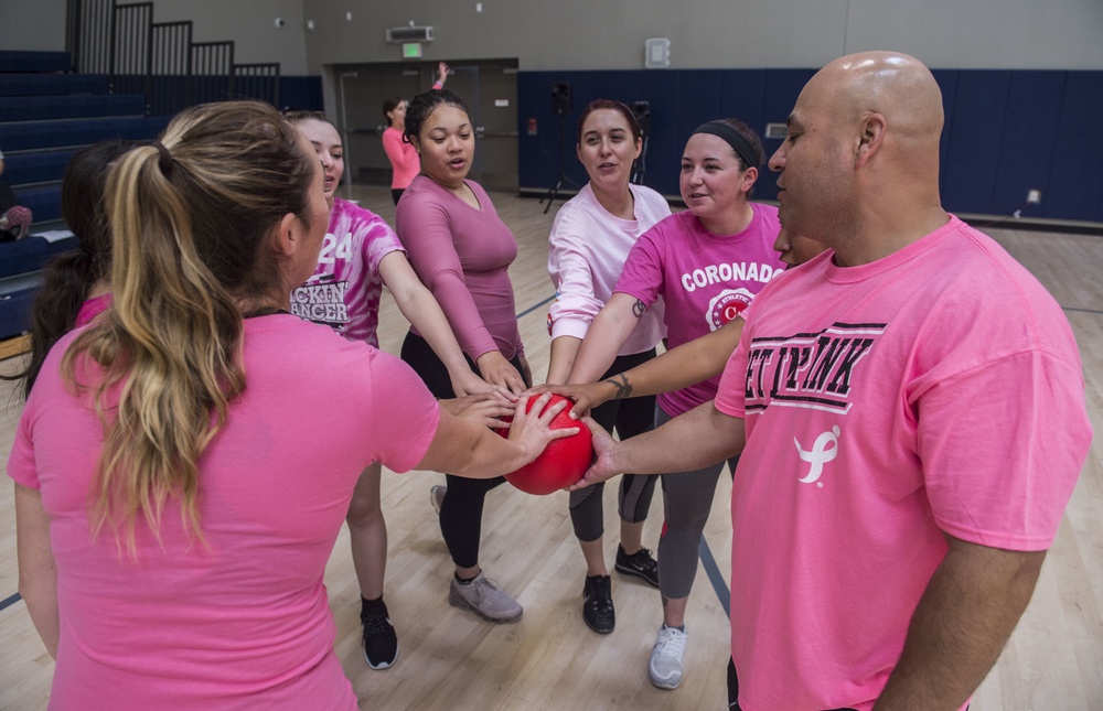 PINK/PURPLE IT OUT! Dodge Ball Game