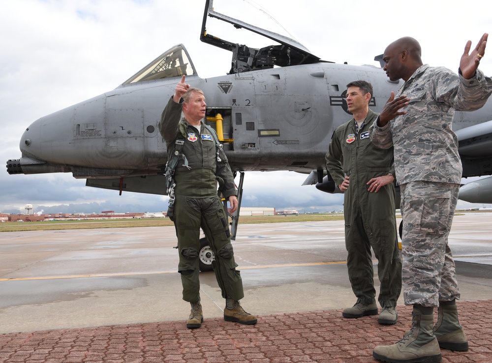 12th Air Force commander visits Team Tinker