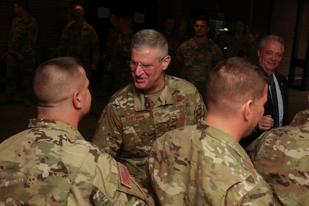 Ohio National Guard air defense artillery brigade headquarters deploying to Germany to support European Deterrence Initiative