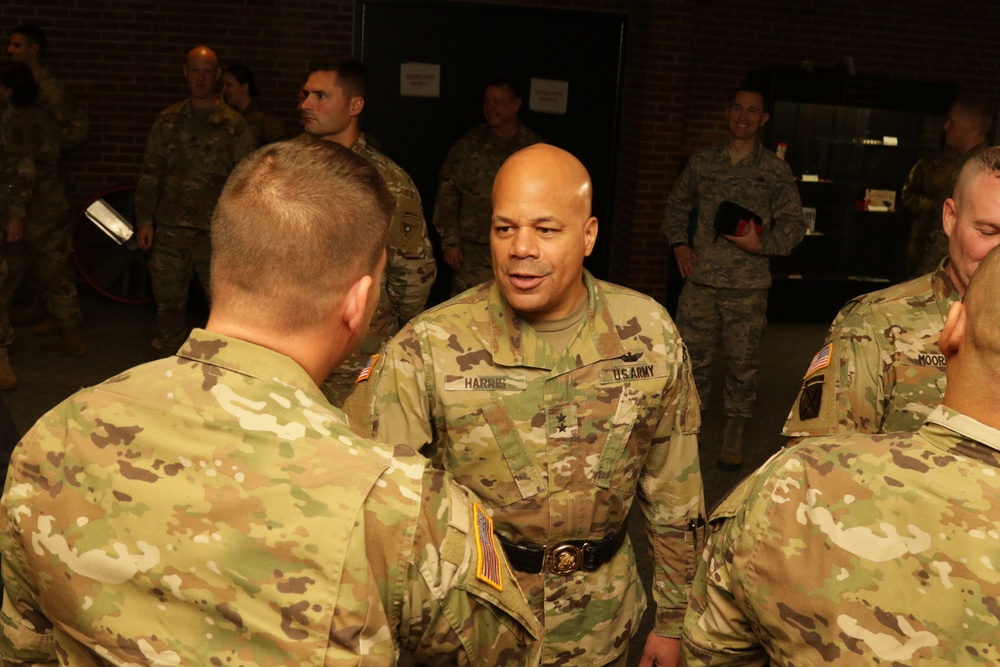 Ohio National Guard air defense artillery brigade headquarters deploying to Germany to support European Deterrence Initiative