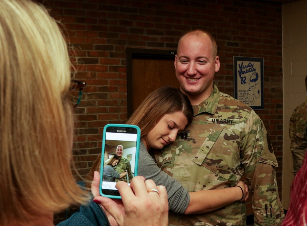 Ohio National Guard air defense artillery brigade headquarters deploying to Germany to support European Deterrence Initiative