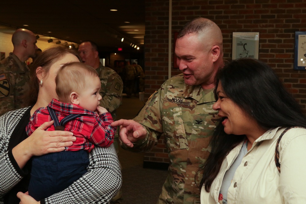 Ohio National Guard air defense artillery brigade headquarters deploying to Germany to support European Deterrence Initiative