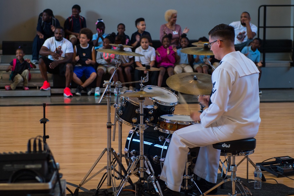 Navy Band Southeast Performs at After School Program