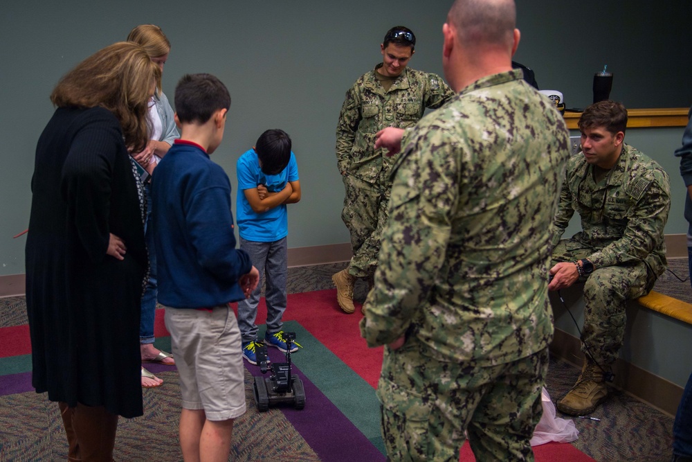 EOD Visits Broadmoor Library STEM Event