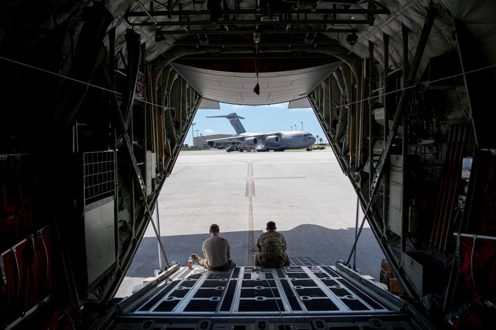 36th Airlift Squadron Provides Typhoon Yutu Relief Efforts