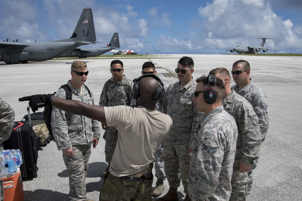 36th Airlift Squadron Provides Typhoon Yutu Relief Efforts