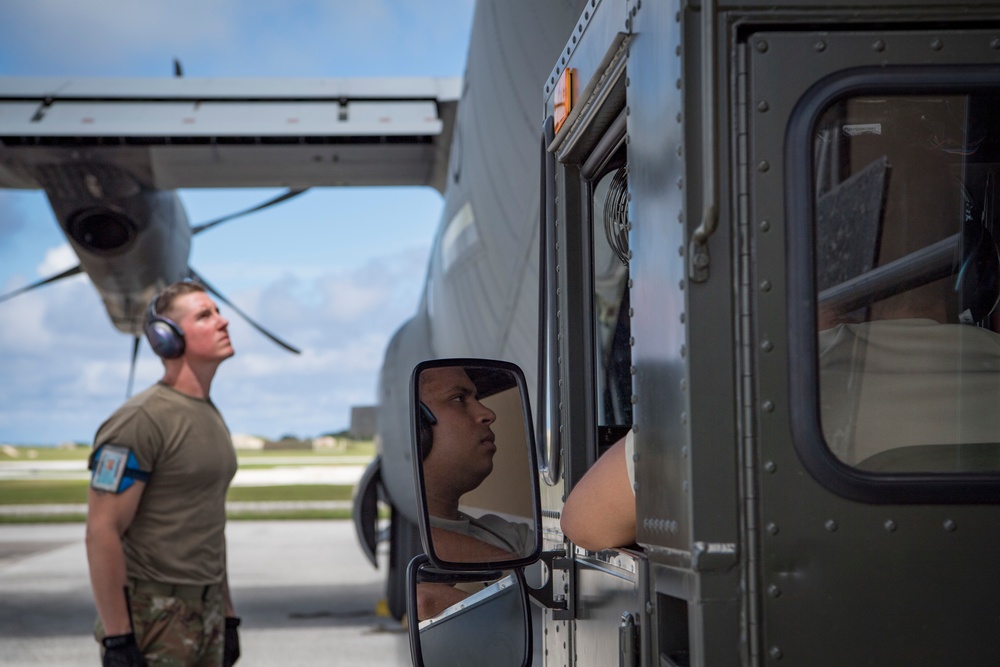 36th Airlift Squadron Provides Typhoon Yutu Relief Efforts