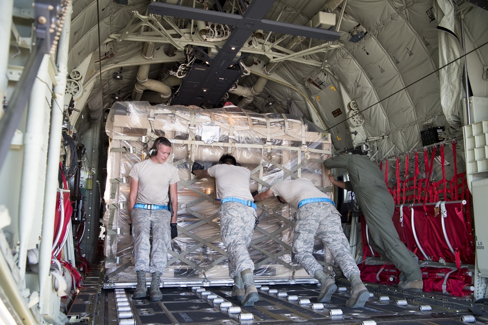 36th Airlift Squadron Provides Typhoon Yutu Relief Efforts