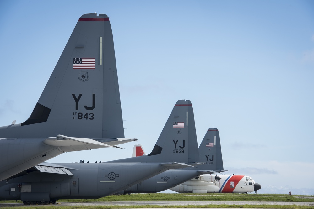 36th Airlift Squadron Provides Typhoon Yutu Relief Efforts