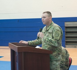 Charlie Battery, 2-263rd ADA BN and Charlie Battery, 1-174th ADA Regiment Casing and Uncasing Ceremony