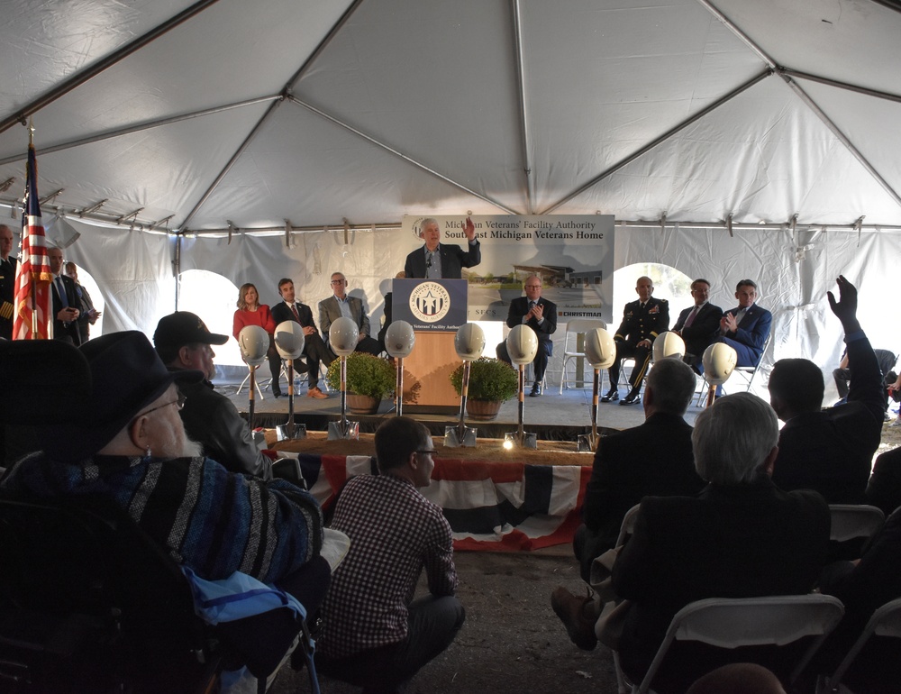 Groundbreaking for home to honor veterans in south east Michigan