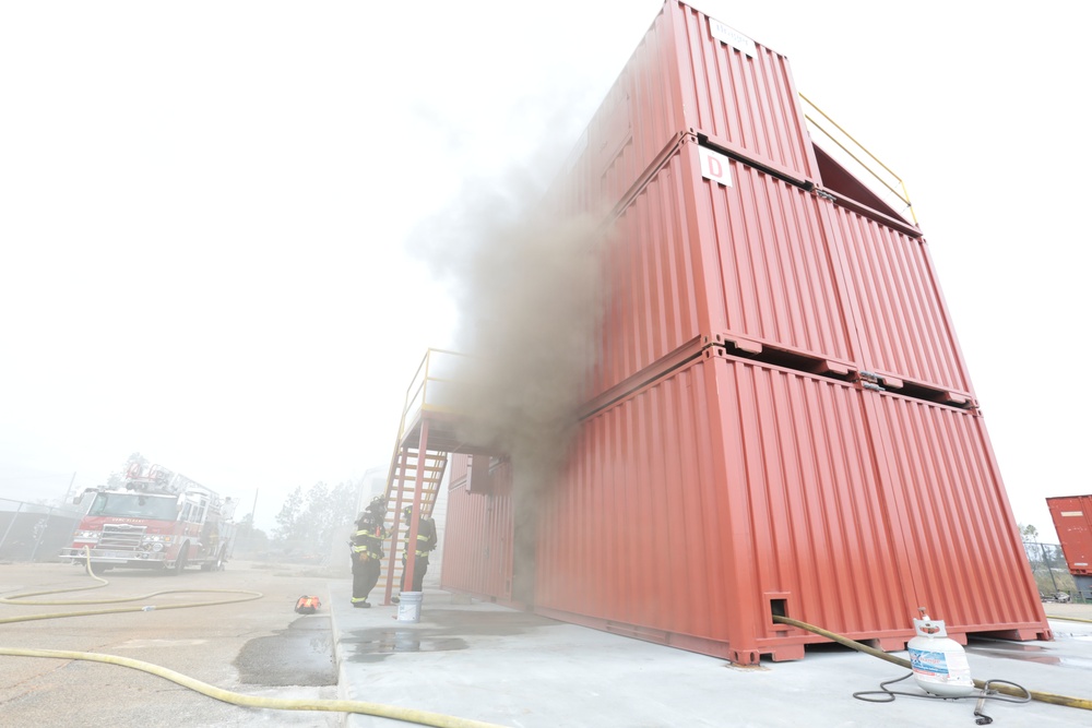 MCFD holds live structural fire training