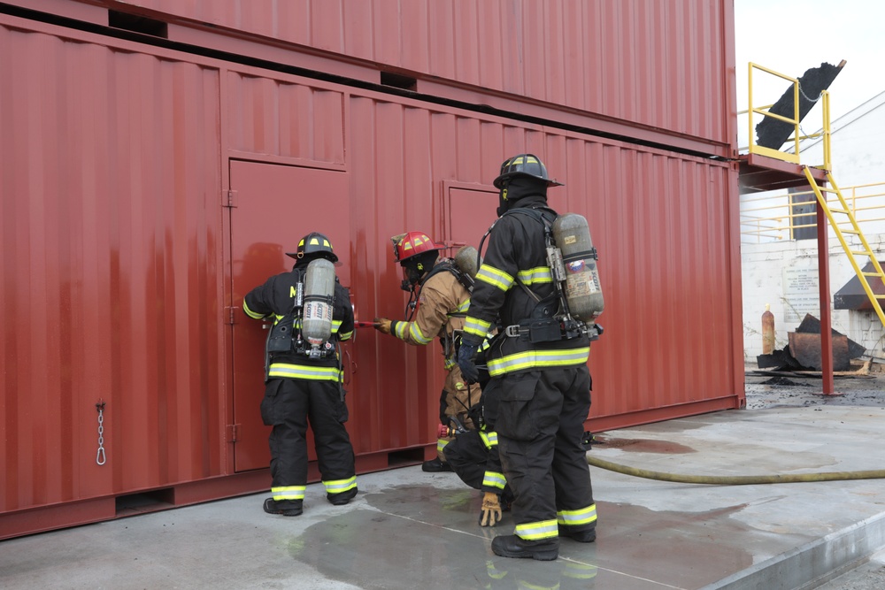 MCFD holds live structural fire training