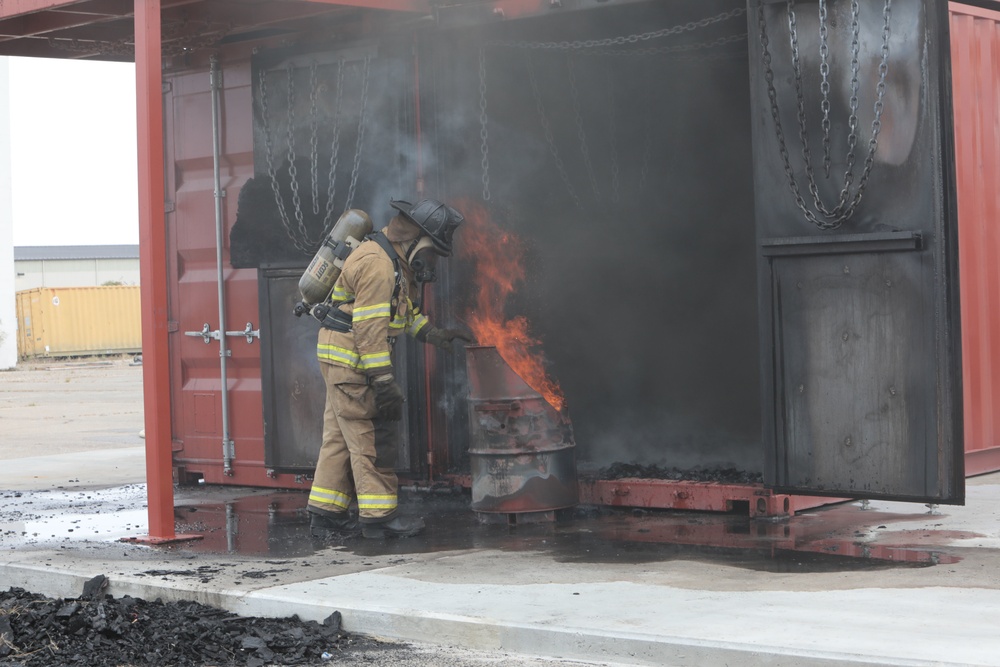 MCFD holds live structural fire training