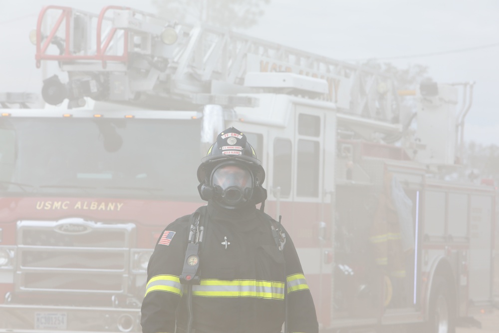MCFD holds live structural fire training