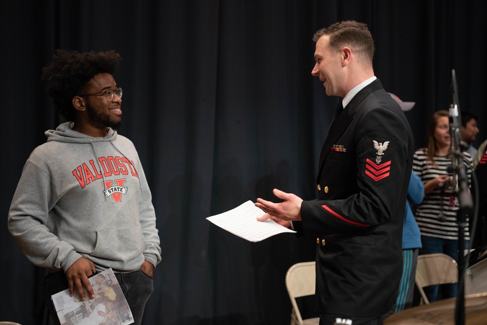 U.S. Navy Band Commodores perform in Thomasville