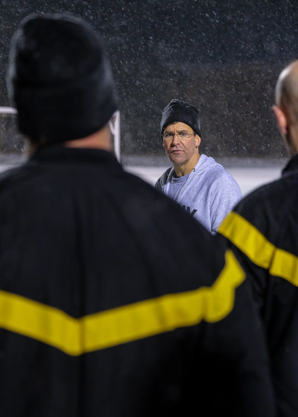 Secretary of the Army Conducts PT with Fort Carson Soldiers