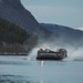 U.S. Marines and Sailors attack the beach during Trident Juncture 2018