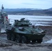 U.S. Marines and Sailors attack the beach during Trident juncture 2018