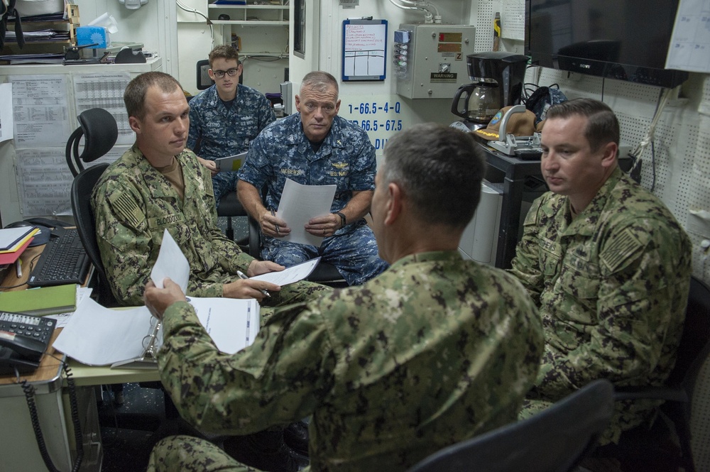 USS Bonhomme Richard conducts CRAV assessment.