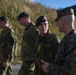Norwegian Army Brig. Gen. Jon Morten Mangersens tours Camp Frigaard