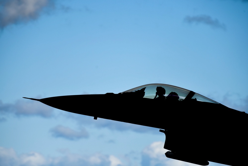 F-16s partipate in Keen Sword 19