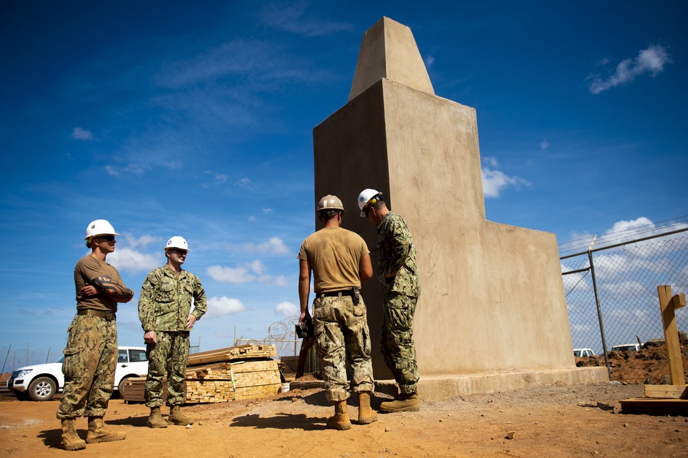 SEABEEs Build Hospital in Ali Oune