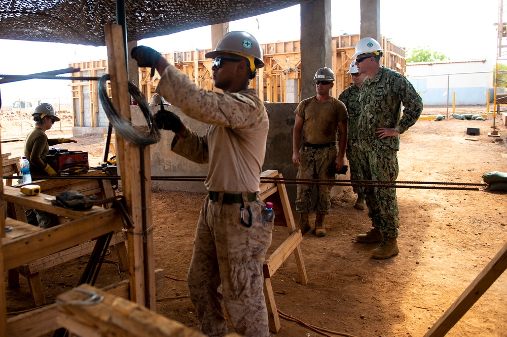 SEABEEs Build Hospital in Ali Oune