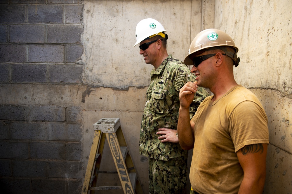 SEABEEs Build Hospital in Ali Oune