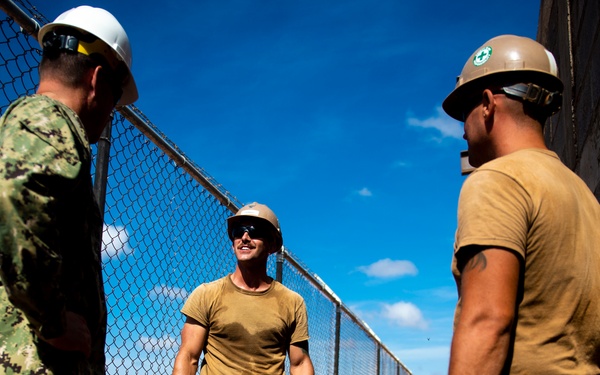 SEABEEs Build Hospital in Ali Oune