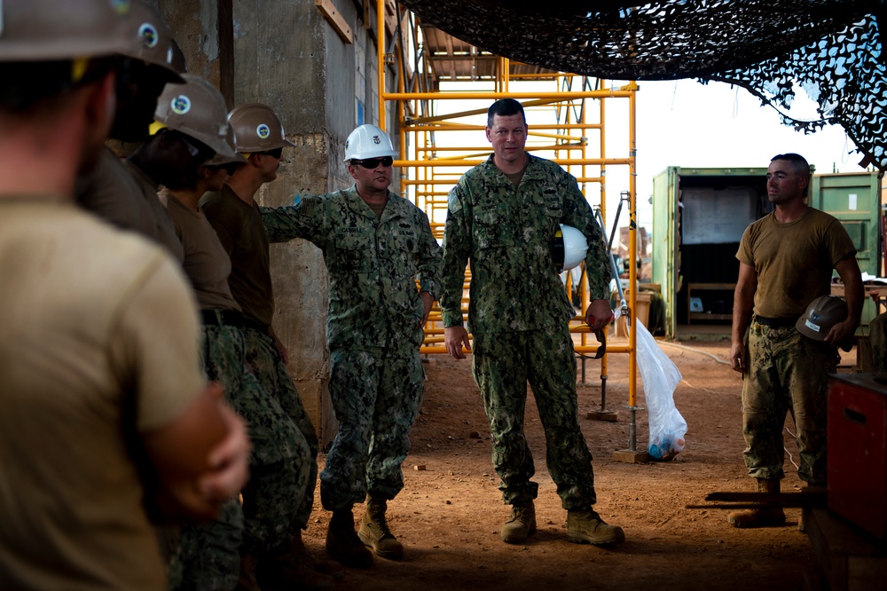 SEABEEs Build Hospital in Ali Oune