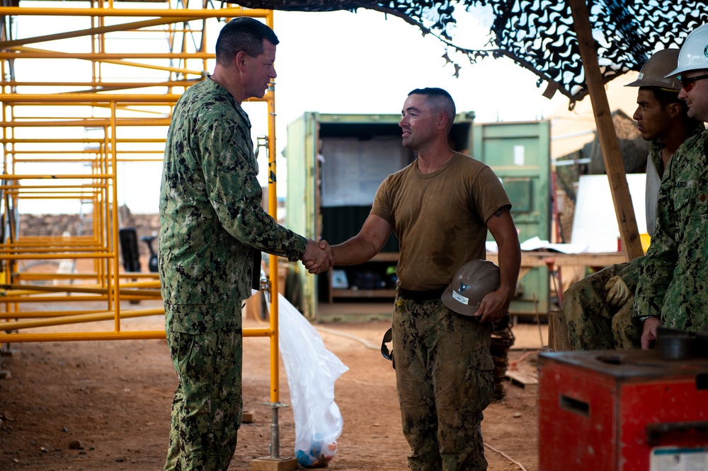 SEABEEs Build Hospital in Ali Oune