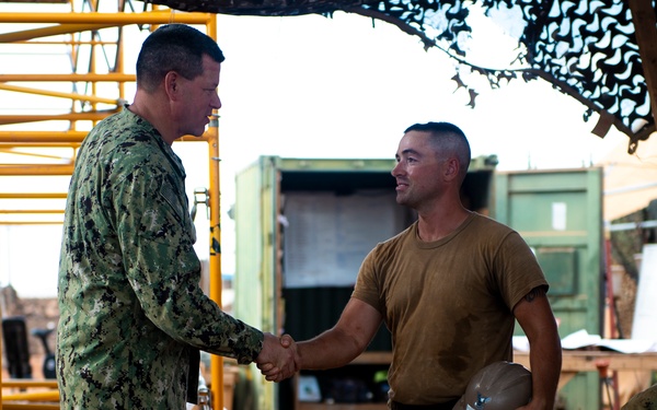 SEABEEs Build Hospital in Ali Oune
