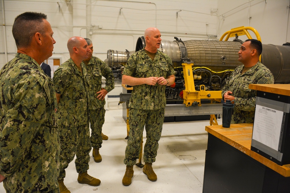 USFF Commander, Fleet Master Chief Visit Pensacola