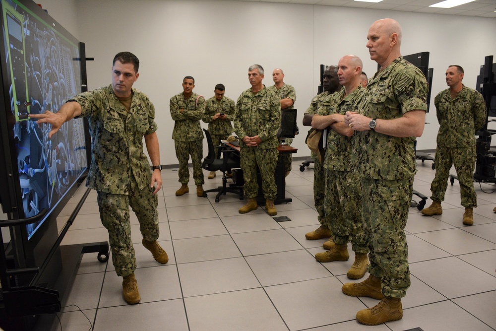 USFF Commander, Fleet Master Chief Visit Pensacola