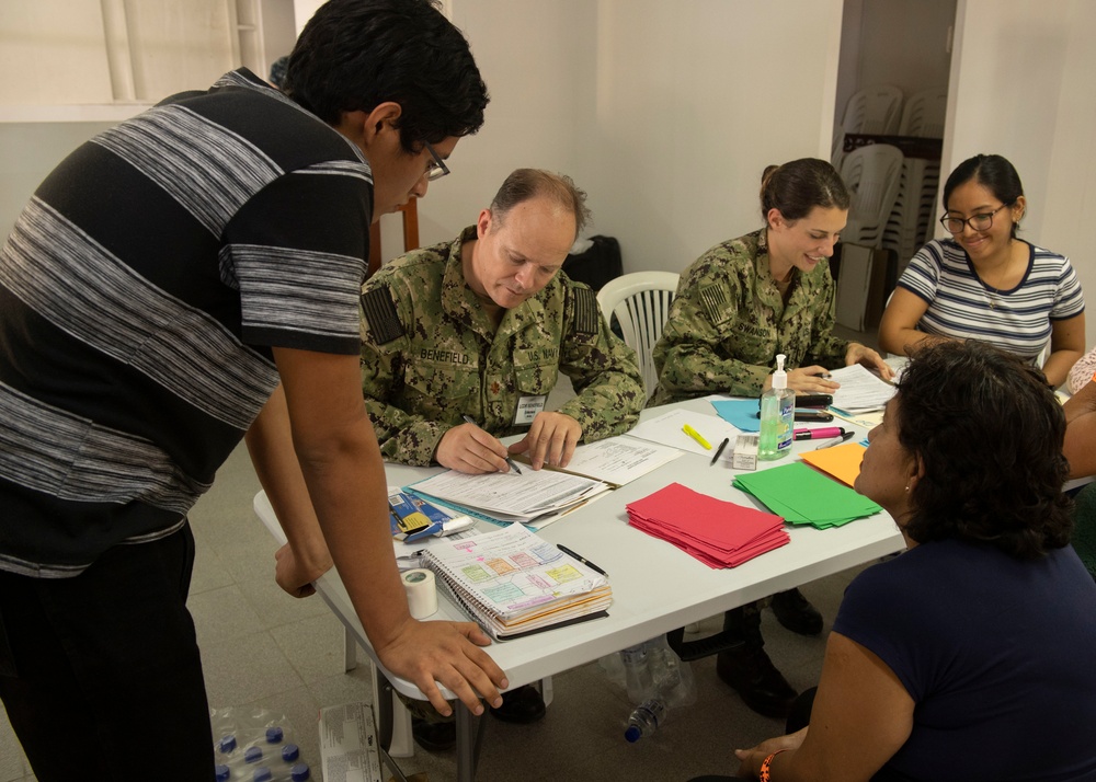 USNS Comfort Personnel Treat Patients at Land Based Medical Sites in Peru