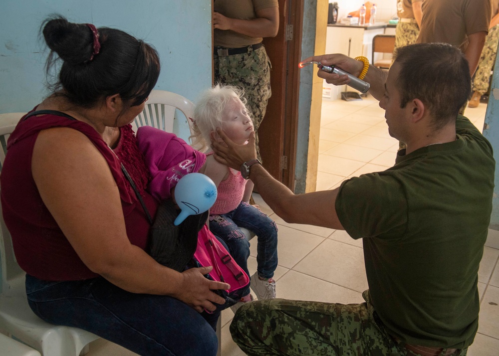 USNS Comfort Personnel Treat Patients at Land Based Medical Sites in Peru