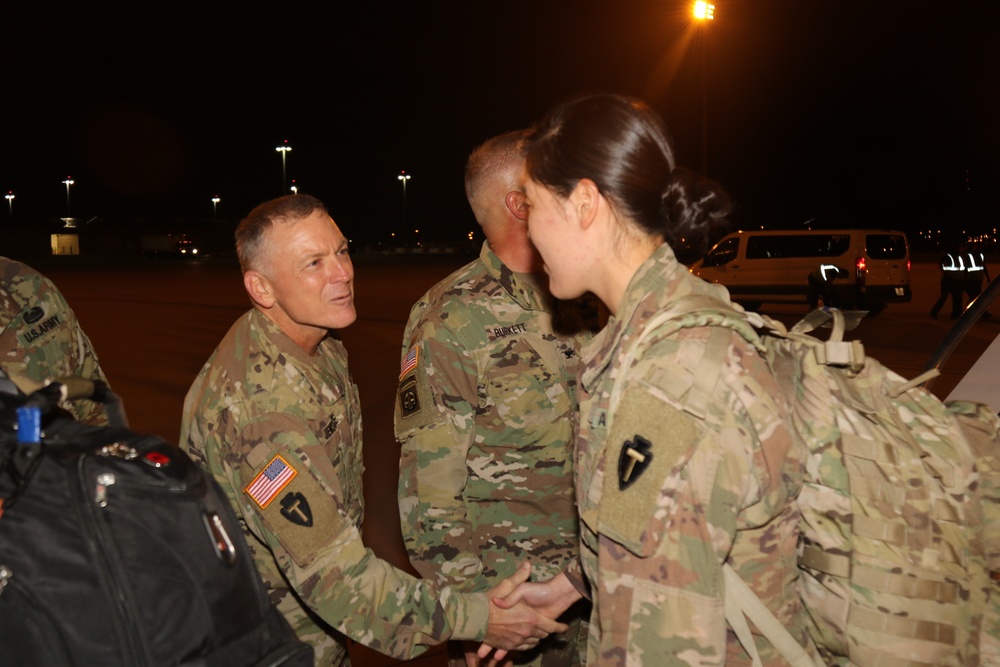 36th Infantry Division welcomes home 1-124 Cavalry Soldiers