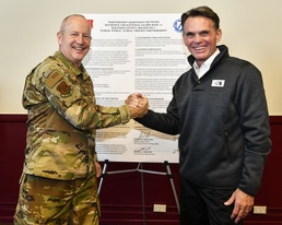 127th Wing welcomes Eisenhower Center to SANGB