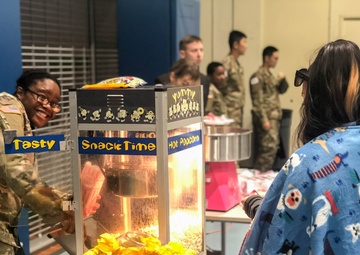 Bulldog Soldiers volunteer at local school