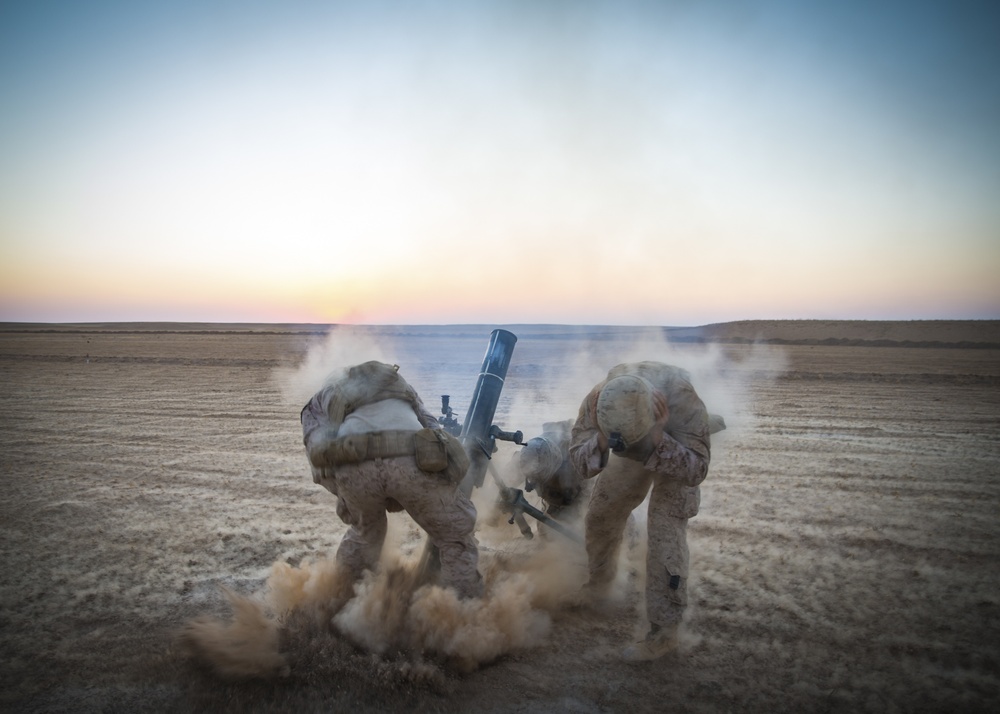 U.S. Marines Support Coalition Operations to Defeat ISIS in Syria