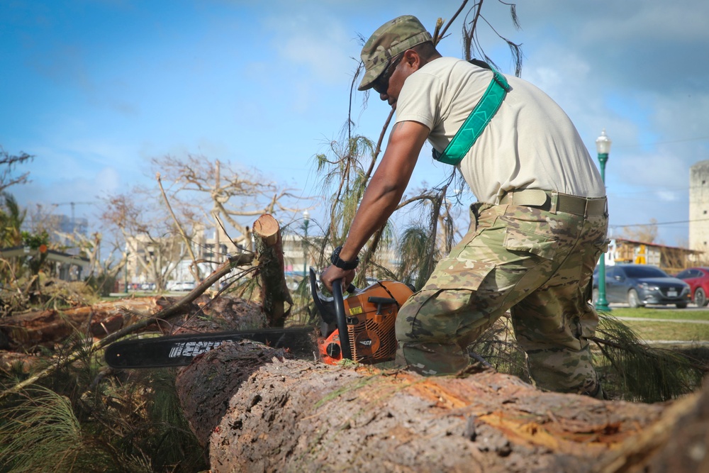 Road Clearance on Saipan