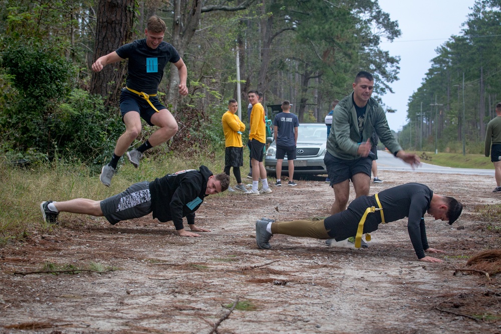 MCAS Cherry Point service members battle through zombies and harsh terrain