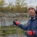 Buffalo District Biologist Andrew Hannes showcases the Unity Island Ecosystem Restoration project